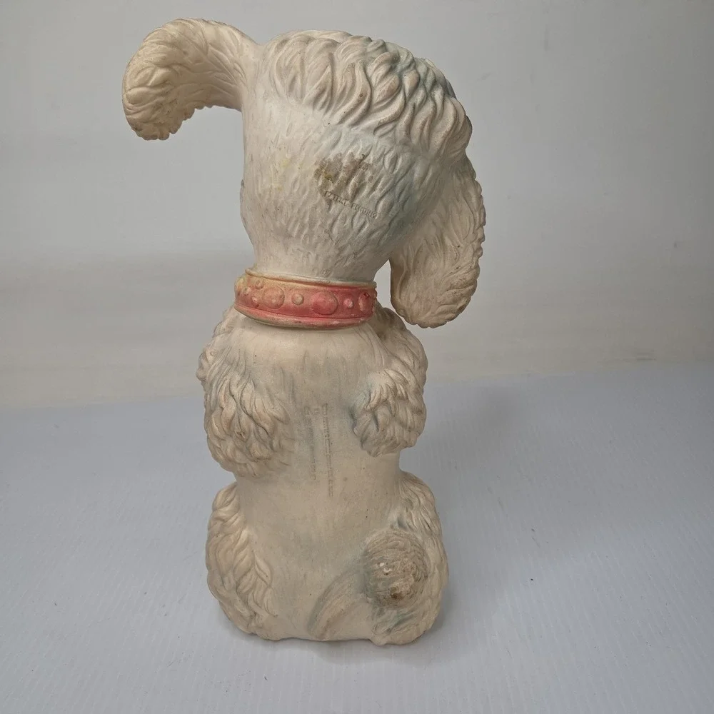 1968 Rubber Squeak Dog Edward Mobley Co Toy